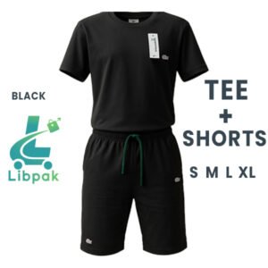 lacoste-tracksuit-(shorts-+-t-shirt)-black