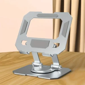 360-rotating-metal-tablet-mobile-adjustable-foldable-and-portable-desk-mount-with-cooling-design-for-phones-tablets-and-small-devices-device-cooling-stand-stainless-steel-stand