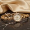 womens-luxurious-gold-bangle-watch