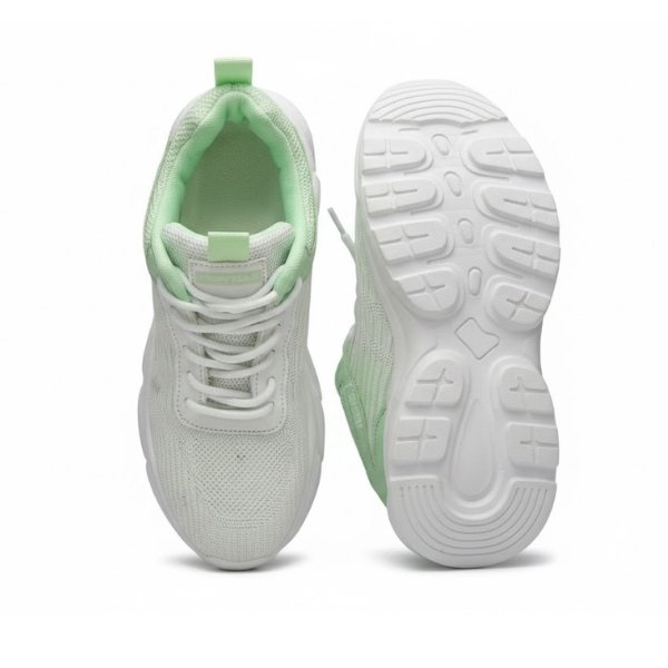 3 chunky-white-&-mint-athletic-shoes