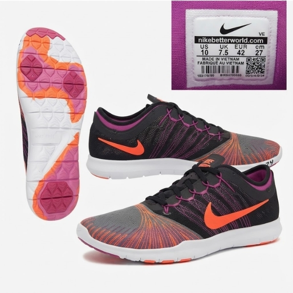 1 nike-womens-black-orange-running-sneakers