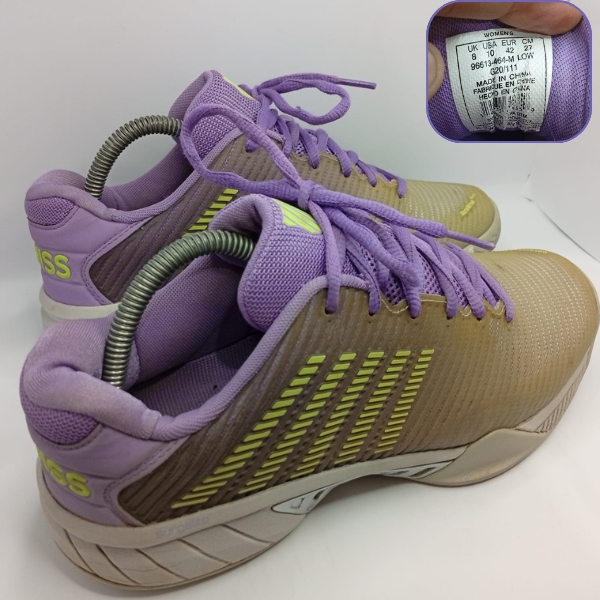4 women's-k-swiss-dura-wrap-flex-tennis-shoes-in-gold-and-purple